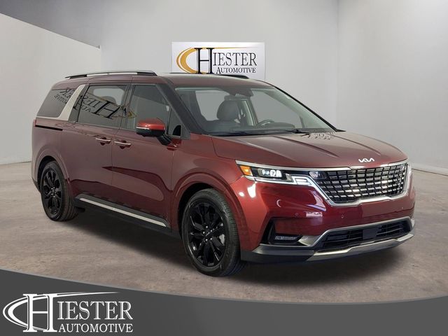 Flare Red 2024 Kia Carnival SX Prestige FWD Minivan Front-Wheel Drive 8-Speed Automatic