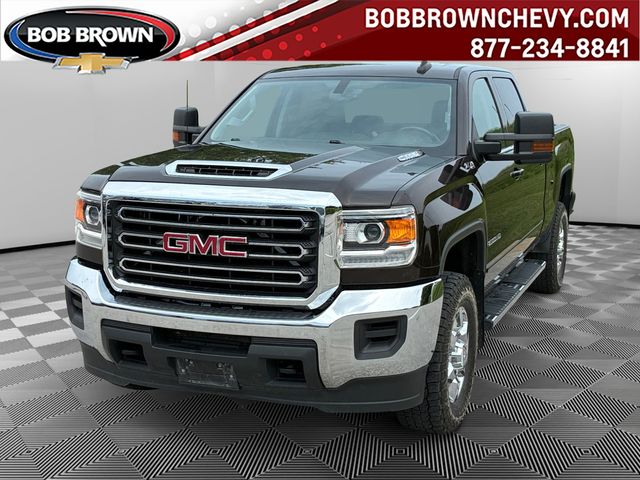Deep Mahogany Metallic 2018 GMC Sierra 2500HD Pickup Truck Four-Wheel Drive 6-Speed Automatic