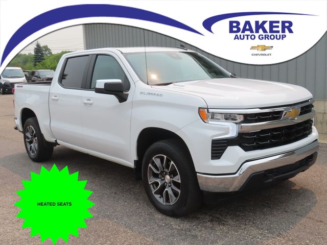 Summit White 2024 Chevrolet Silverado 1500 Pickup Truck Four-Wheel Drive 8-Speed Automatic
