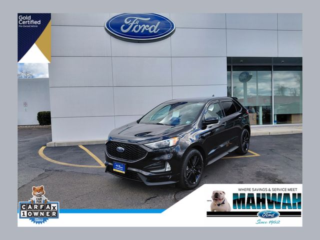 Agate Black Metallic 2023 Ford Edge ST Line AWD SUV / Crossover All-Wheel Drive 8-Speed Automatic