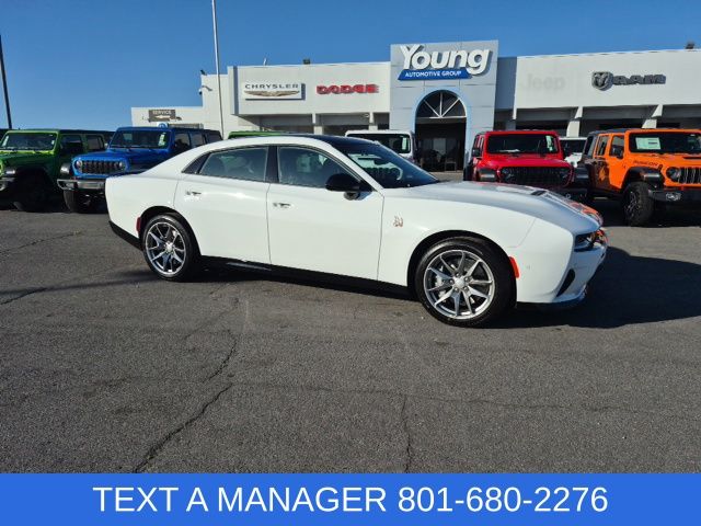 Bright White Clearcoat 2026 Dodge Charger Sedan All-Wheel Drive 8-Speed Automatic
