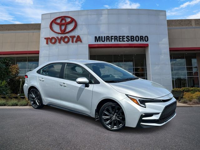 Classic Silver Metallic 2025 Toyota Corolla Sedan Front-Wheel Drive Continuously Variable Transmission