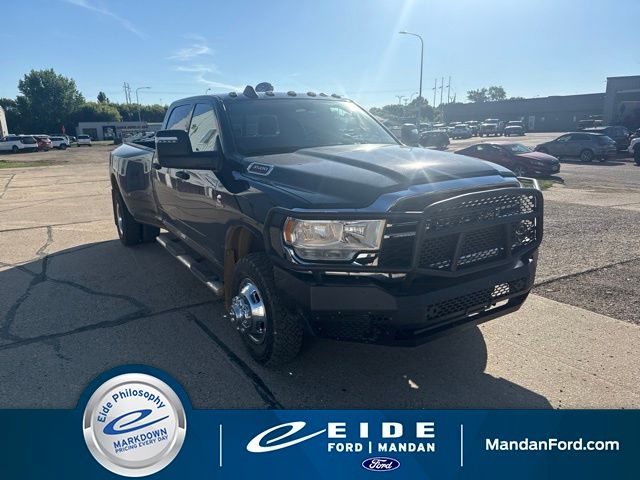 Patriot Blue Pearlcoat 2024 RAM 3500 Pickup Truck Four-Wheel Drive 6-Speed Automatic
