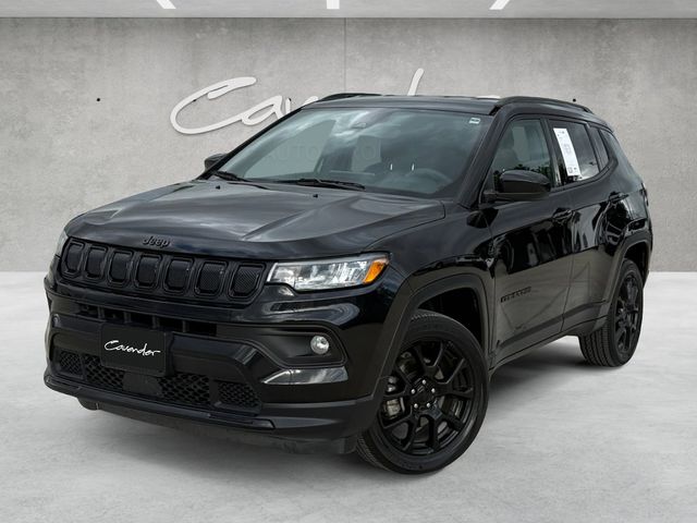 Diamond Black Crystal Pearlcoat 2022 Jeep Compass Altitude 4WD SUV / Crossover Four-Wheel Drive 9-Speed Automatic
