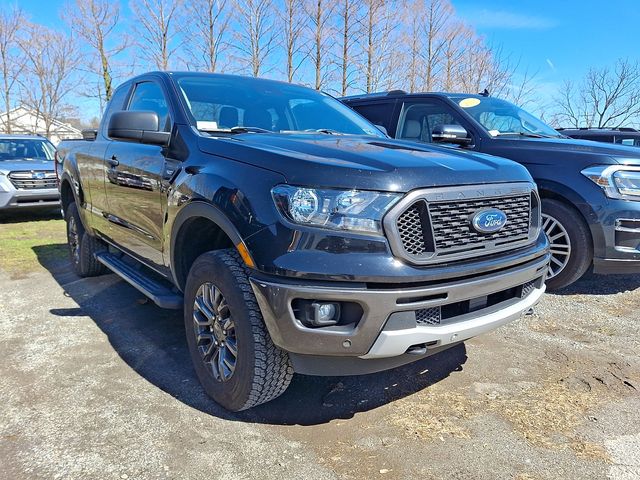 Shadow Black 2021 Ford Ranger XLT SuperCab 4WD Pickup Truck Four-Wheel Drive Automatic