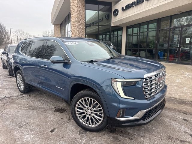 Downpour Metallic 2024 GMC Acadia Denali AWD SUV / Crossover Four-Wheel Drive 8-Speed Automatic