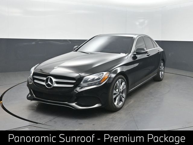 Black 2018 Mercedes-Benz C-Class Sedan Rear-Wheel Drive 9-Speed Automatic