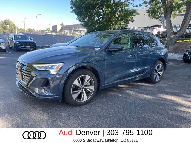Plasma Blue Metallic 2024 Audi Q8 e-tron SUV / Crossover All-Wheel Drive Automatic