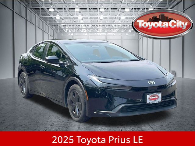 Midnight Black Metallic 2025 Toyota Prius Hatchback Front-Wheel Drive Continuously Variable Transmission