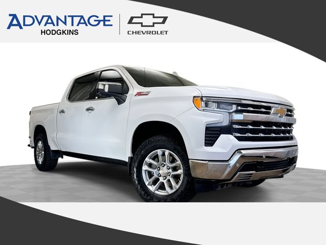 Summit White 2025 Chevrolet Silverado 1500 Pickup Truck Four-Wheel Drive Automatic