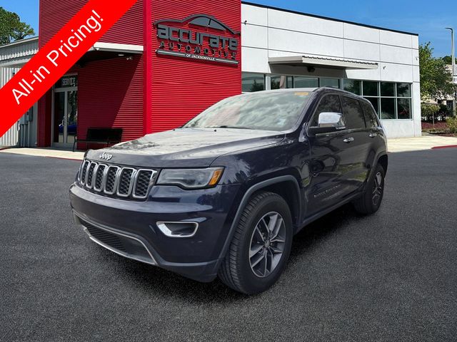 True Blue Pearlcoat 2017 Jeep Grand Cherokee SUV / Crossover Four-Wheel Drive 8-Speed Automatic