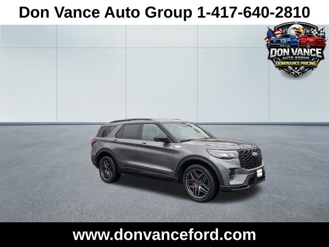 Gray Metallic 2025 Ford Explorer ST-Line AWD SUV / Crossover All-Wheel Drive Automatic