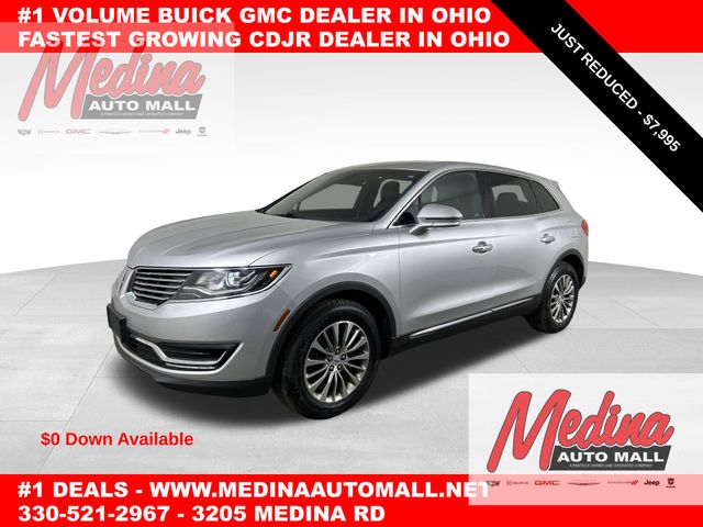 Ingot Silver Metallic 2016 Lincoln MKX Select AWD SUV / Crossover All-Wheel Drive 6-Speed Automatic