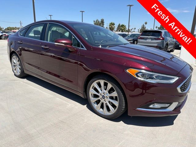 Red (Burgundy) 2018 Ford Fusion Sedan Front-Wheel Drive 6-Speed Automatic