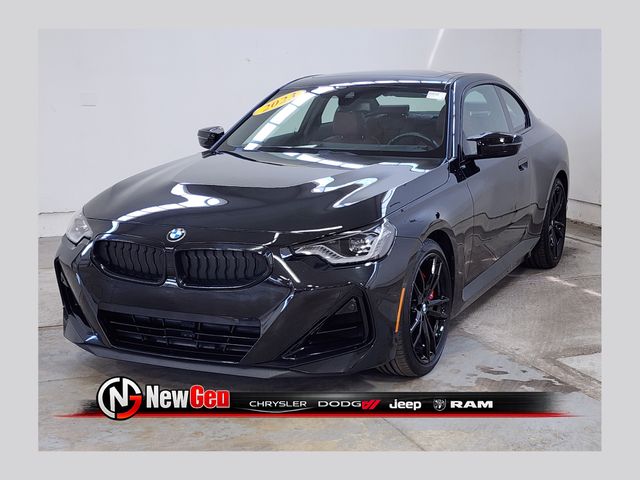 Black Sapphire Metallic 2023 BMW 2 Series Coupe All-Wheel Drive 8-Speed Automatic