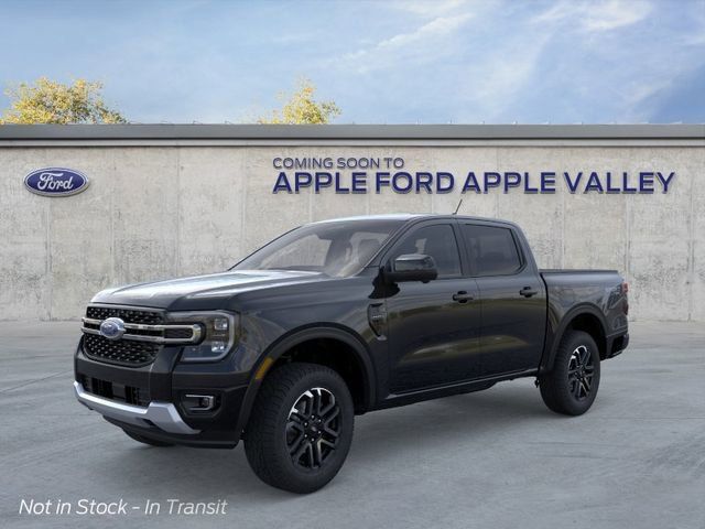 Shadow Black 2026 Ford Ranger Lariat SuperCrew 4WD Pickup Truck Four-Wheel Drive Automatic