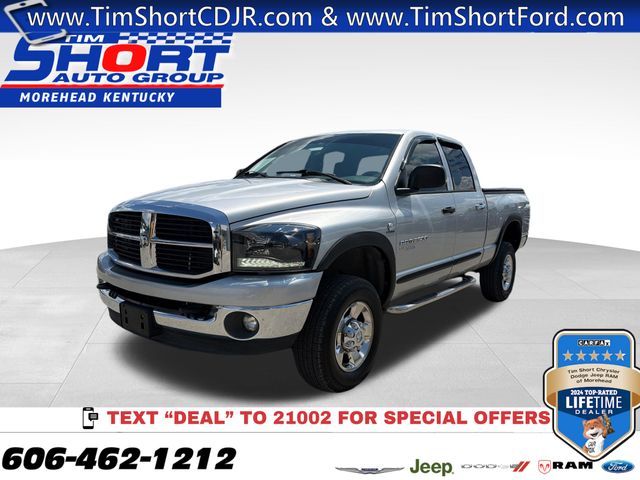 Bright Silver Metallic 2006 Dodge RAM 2500 Pickup Truck Four-Wheel Drive 4-Speed Automatic