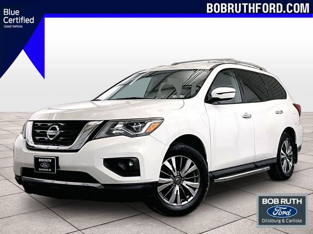 2020 Nissan Pathfinder SV White at Phil Fitts Ford