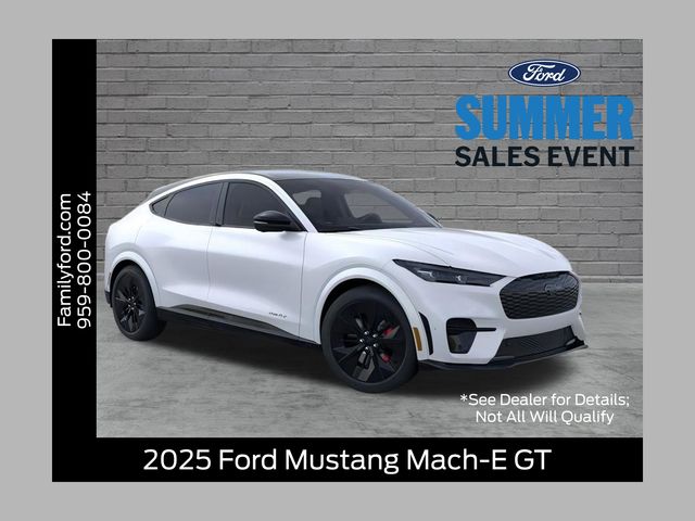 Star White Metallic Tri-Coat 2025 Ford Mustang Mach-E SUV / Crossover All-Wheel Drive Automatic