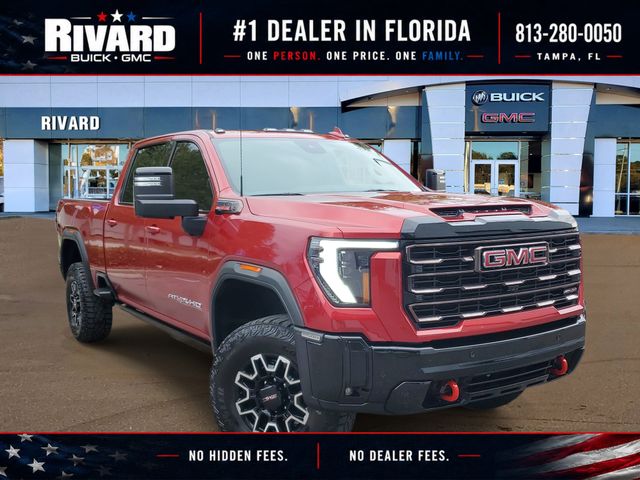 Volcanic Red 2026 GMC Sierra 2500HD Pickup Truck Four-Wheel Drive Automatic