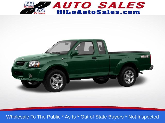 Yellow 2001 Nissan Frontier Pickup Truck Four-Wheel Drive 5-Speed Manual Overdrive