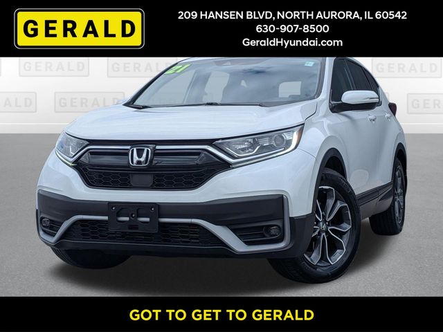 White 2021 Honda CR-V SUV / Crossover Front-Wheel Drive Continuously Variable Transmission