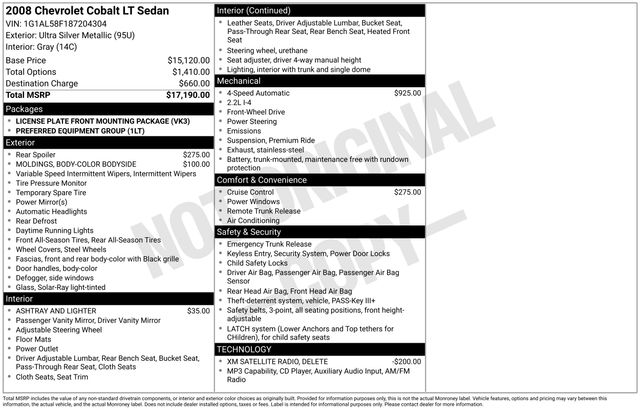 2008 Chevrolet Cobalt LT