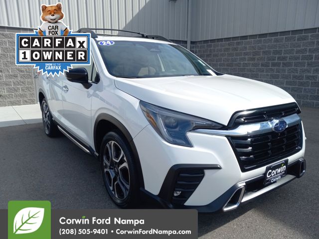 Crystal White Pearl 2024 Subaru Ascent Touring AWD SUV / Crossover All-Wheel Drive Continuously Variable Transmission