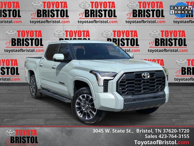 Lunar Rock 2023 Toyota Tundra SR5 CrewMax Cab 4WD Pickup Truck Four-Wheel Drive Automatic