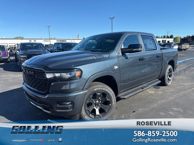 Forged Blue Metallic 2026 RAM 1500 Pickup Truck Four-Wheel Drive 8-Speed Automatic