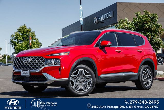 Calypso Red 2023 Hyundai Santa Fe Limited AWD SUV / Crossover All-Wheel Drive Automatic