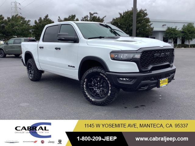 Bright White Clearcoat 2026 RAM 1500 Pickup Truck Four-Wheel Drive 8-Speed Automatic