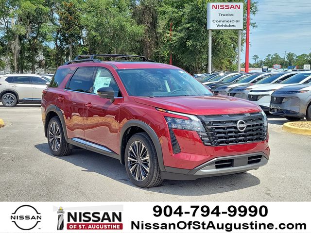Red (Scarlet Ember Tintcoat) 2026 Nissan Pathfinder SUV / Crossover Front-Wheel Drive 9-Speed Automatic