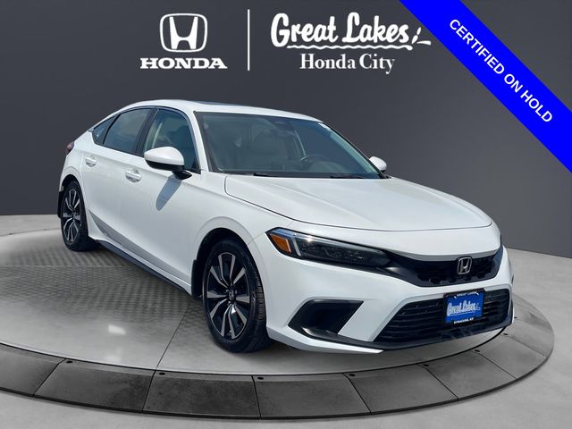 Platinum White Pearl 2024 Honda Civic Hatchback Hatchback Front-Wheel Drive Continuously Variable Transmission