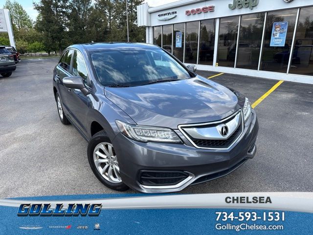 Gray (Modern Steel Metallic) 2017 Acura RDX AWD SUV / Crossover All-Wheel Drive 6-Speed Automatic