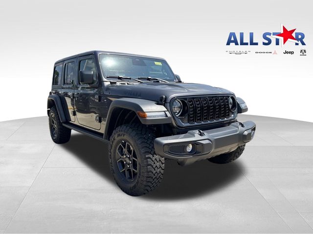 Gray (Granite Crystal Metallic Clearcoat) 2026 Jeep Wrangler SUV / Crossover Four-Wheel Drive 6-Speed Manual