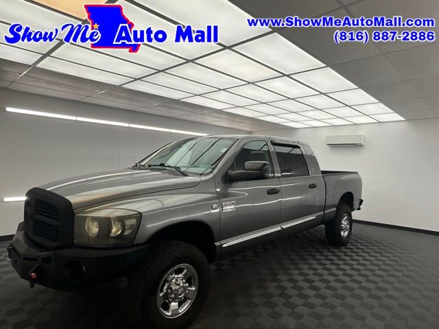 Mineral Gray Metallic Clearcoat 2008 Dodge RAM 2500 Pickup Truck Four-Wheel Drive 6-Speed Automatic