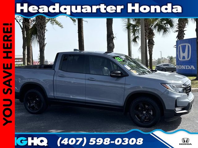 Crystal Black Pearl 2023 Honda Ridgeline Pickup Truck All-Wheel Drive 9-Speed Automatic