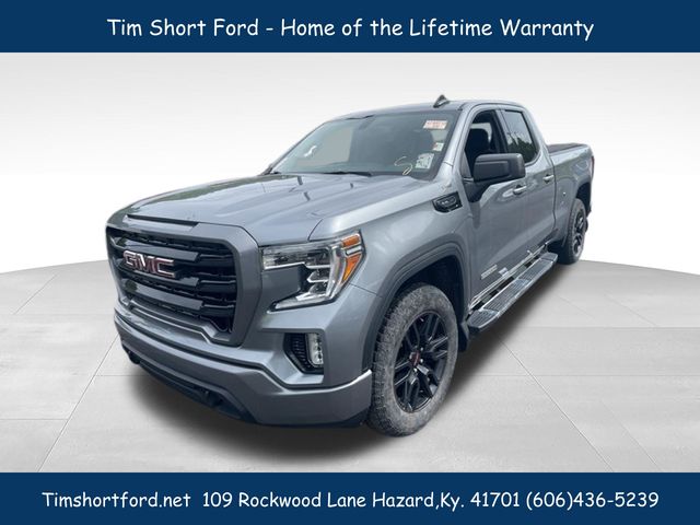 Silver 2019 GMC Sierra 1500 Elevation Double Cab 4WD Pickup Truck Four-Wheel Drive 8-Speed Automatic