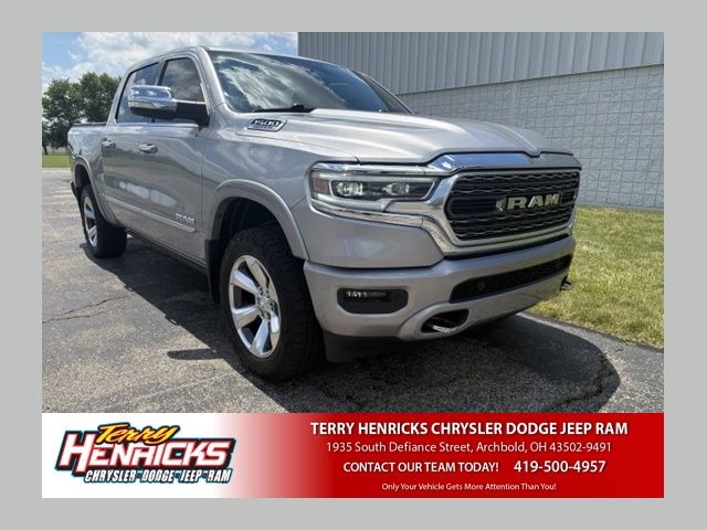 Billet Silver Metallic Clearcoat 2019 RAM 1500 Pickup Truck Four-Wheel Drive 8-Speed Automatic