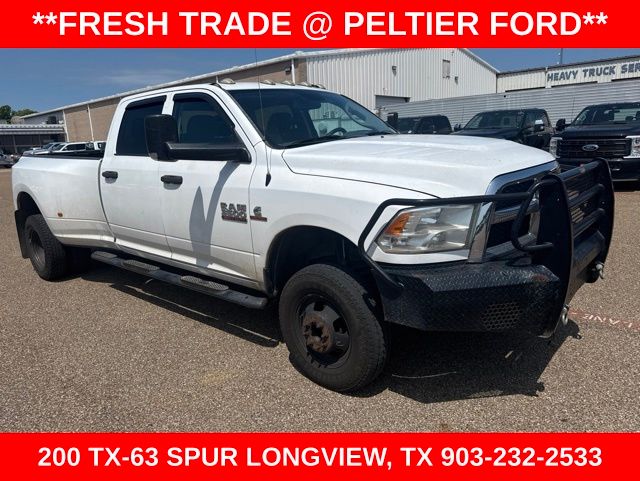 Bright White Clearcoat 2014 RAM 3500 Tradesman Crew Cab LB DRW 4WD Pickup Truck Four-Wheel Drive 6-Speed Automatic