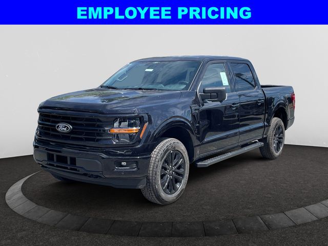 Black 2026 Ford F-150 XLT SuperCrew 4WD Pickup Truck Four-Wheel Drive Automatic