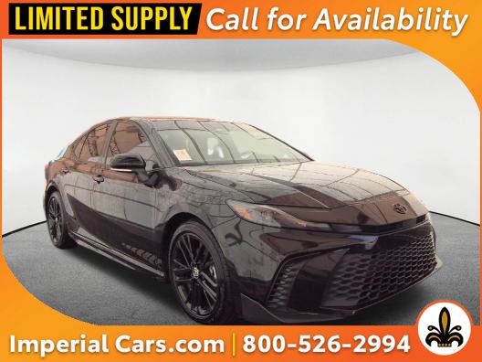 Midnight Black Metallic 2026 Toyota Camry SE FWD Sedan Front-Wheel Drive Continuously Variable Transmission