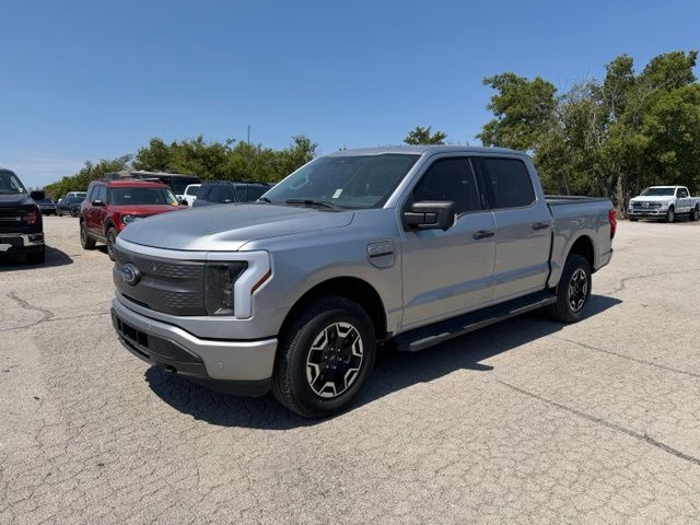 Iconic Silver Metallic 2023 Ford F-150 Lightning Pickup Truck All-Wheel Drive Automatic