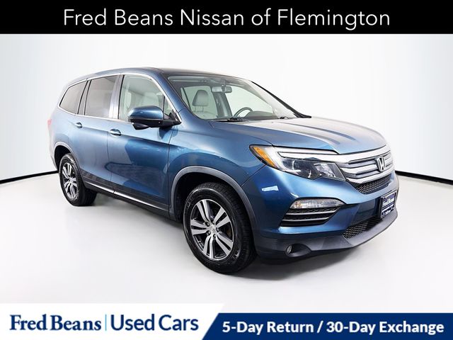 Blue 2017 Honda Pilot EX-L AWD SUV / Crossover All-Wheel Drive 6-Speed Automatic
