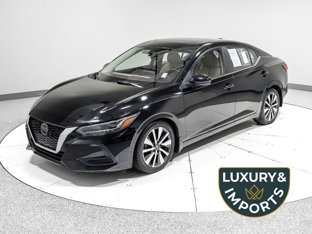 Super Black 2020 Nissan Sentra Sedan Front-Wheel Drive Continuously Variable Transmission