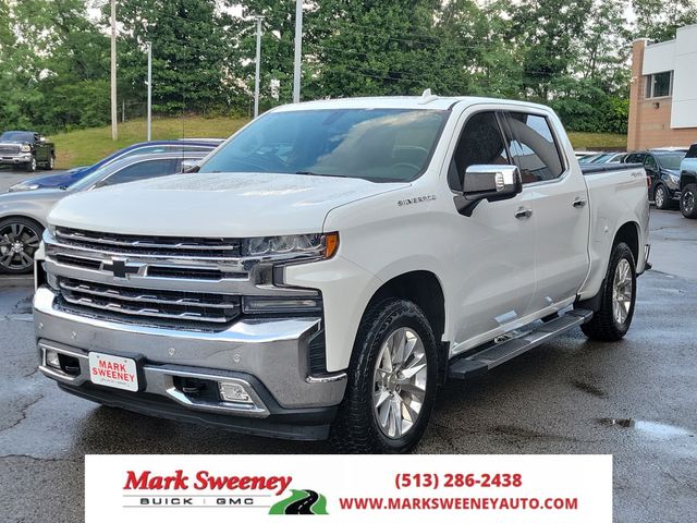 Summit White 2019 Chevrolet Silverado 1500 Pickup Truck Four-Wheel Drive 8-Speed Automatic