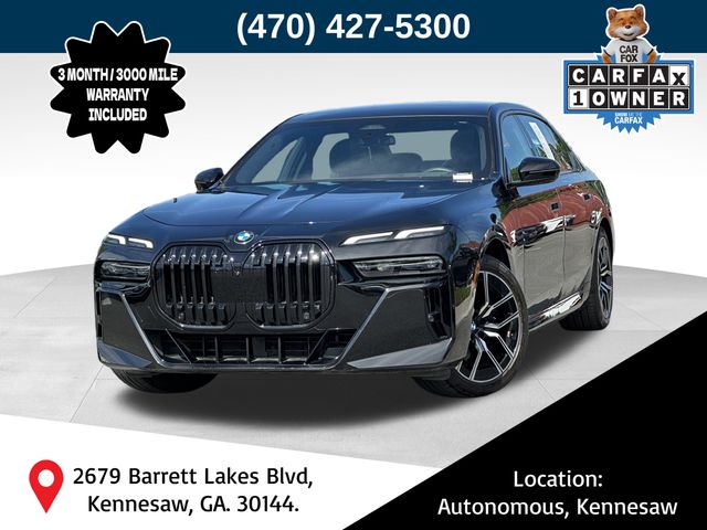 Black Sapphire Metallic 2023 BMW 7 Series Sedan Rear-Wheel Drive 8-Speed Automatic