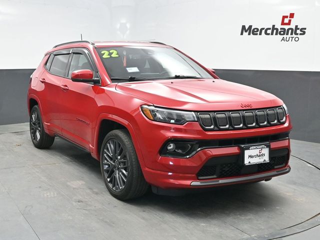 Redline Pearlcoat 2022 Jeep Compass SUV / Crossover Four-Wheel Drive 9-Speed Automatic