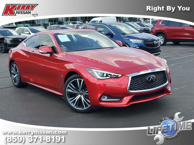 Gray 2022 INFINITI Q60 Coupe All-Wheel Drive 7-Speed Automatic